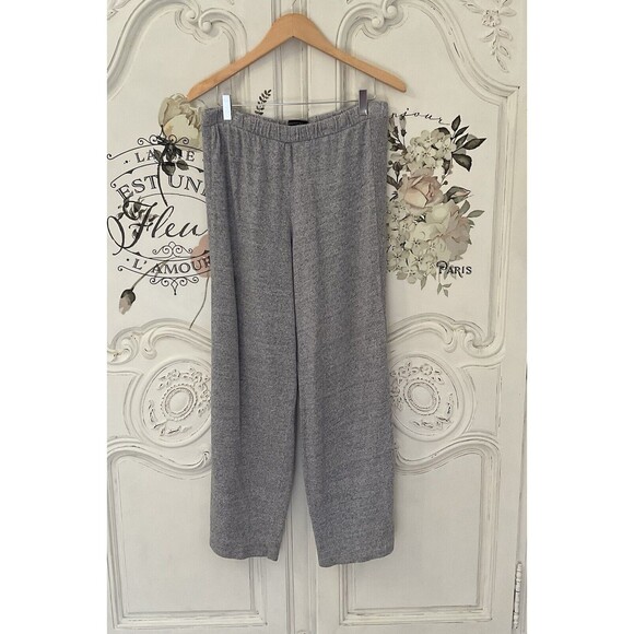 Banana Republic Pants Womens Gray Sweater Pant Wide Leg Pull On, Size M - Picture 3 of 15
